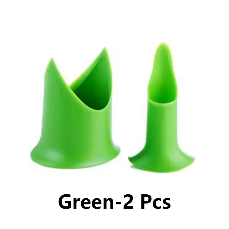 BONIETOP 2 in 1 Pepper Seed Picker Creative Cutting Vegetables Fruits Kitchen Tool Core Digger Reuse