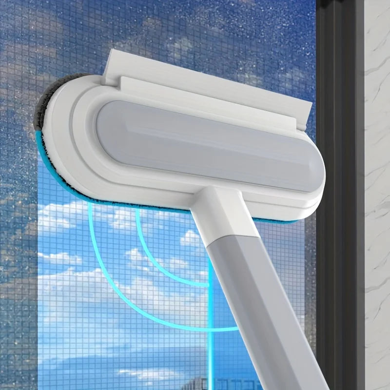 1pc Professional Multifunctional Window Cleaner and Pet Hair Remover with Squeegee and Cleaning Brush