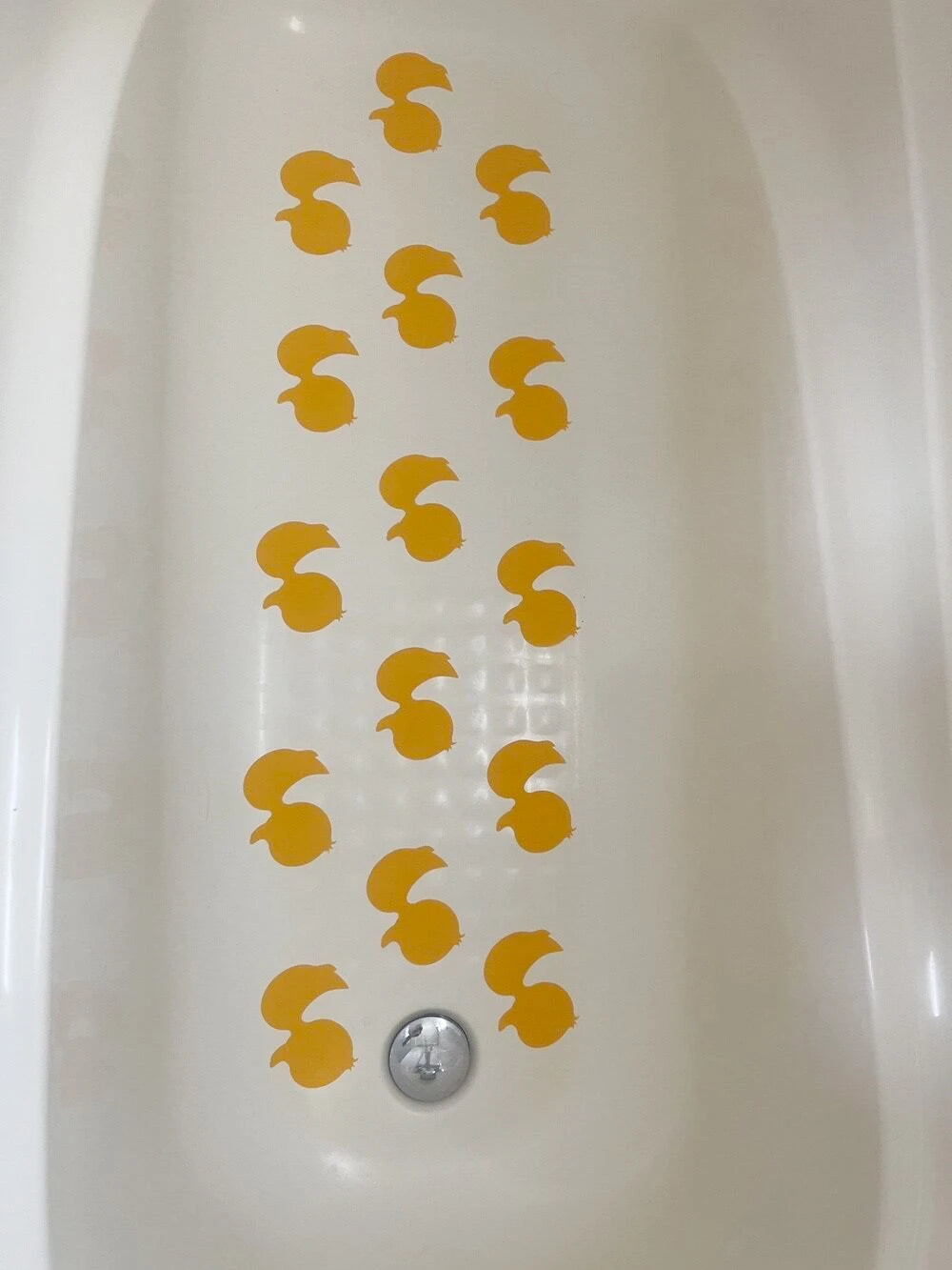 10pcs Duck Design Anti-slip Shower Tread Sticker Bathtub Non-slip Tape For Children's floor Stairs Steps Bathroom