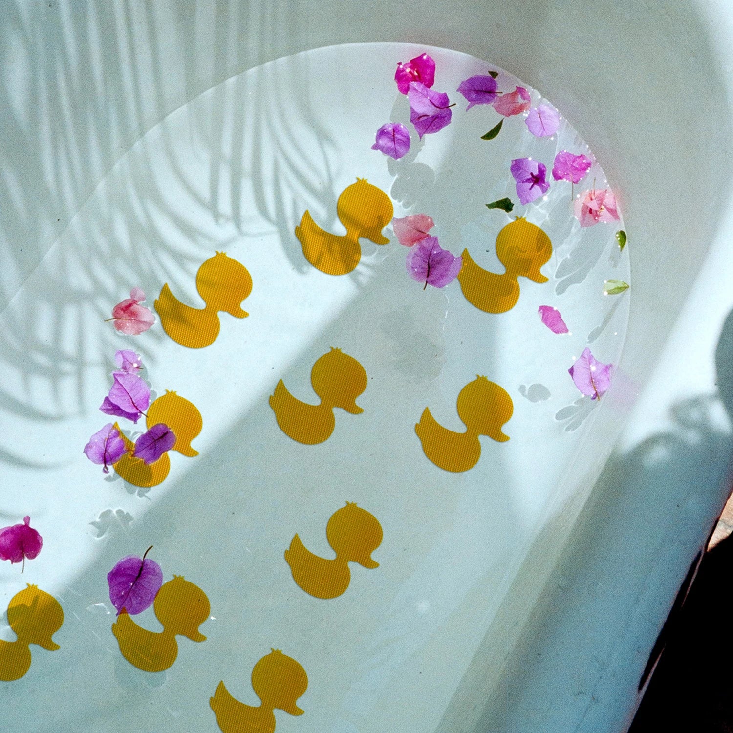 10pcs Duck Design Anti-slip Shower Tread Sticker Bathtub Non-slip Tape For Children's floor Stairs Steps Bathroom