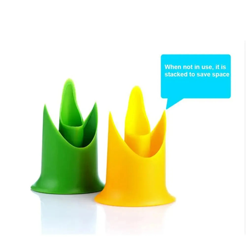 BONIETOP 2 in 1 Pepper Seed Picker Creative Cutting Vegetables Fruits Kitchen Tool Core Digger Reuse