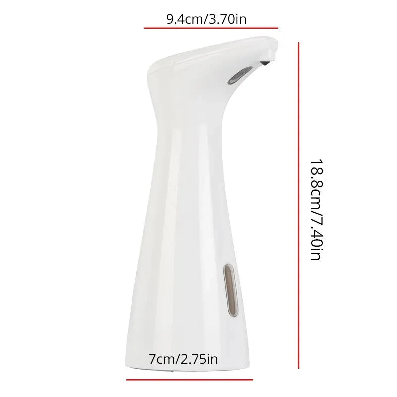 Automatic Sensor Hand Soap Dispenser, Smart Wash Handpiece, White, High Quality ABS, Waterproof for Bathroom