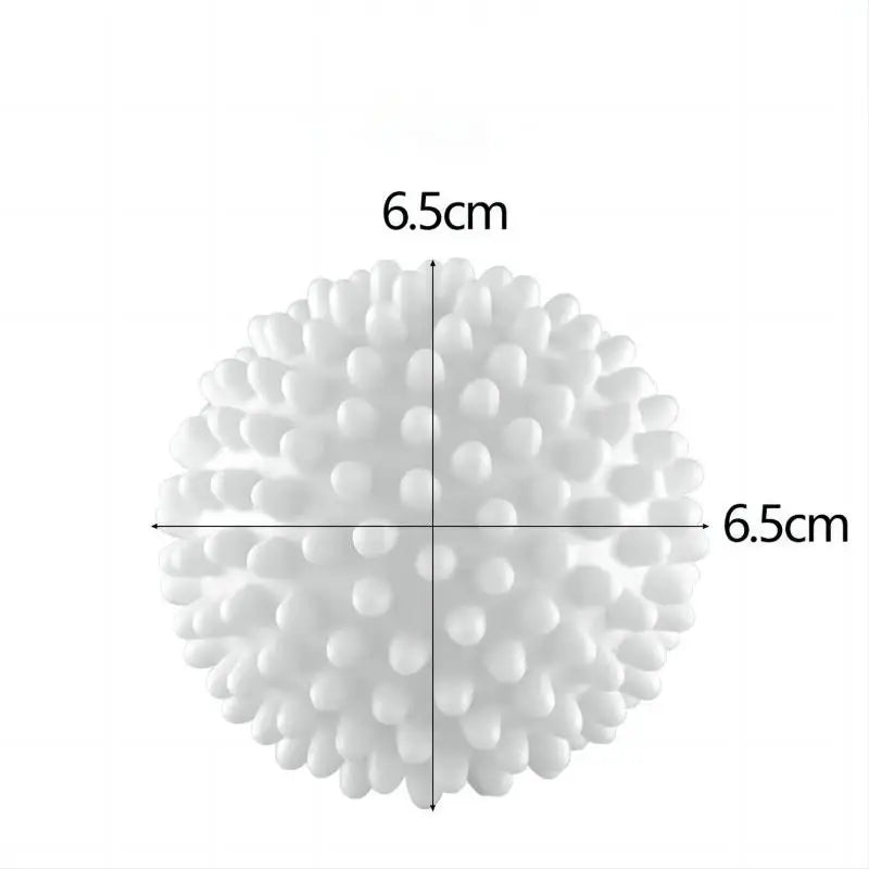 4/6pcs TPR Anti Winding Laundry Ball Circular Pure White Magic Cleaning Drum Washing Machine For Dirt Removal And Knotting