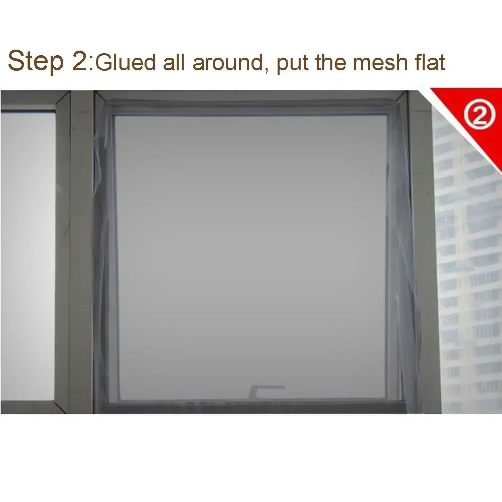 Indoor Insect Fly Screen Curtain Mesh Bug Mosquito Netting Door Window