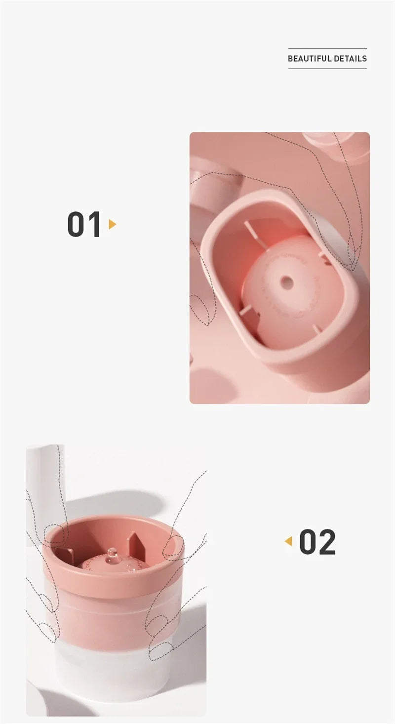 Silicone Ice Maker Food Grade Sphere Ice Mold Stackable Slow Melting DIY Ice Ball For Cocktail Whiskey Drink Home Bar