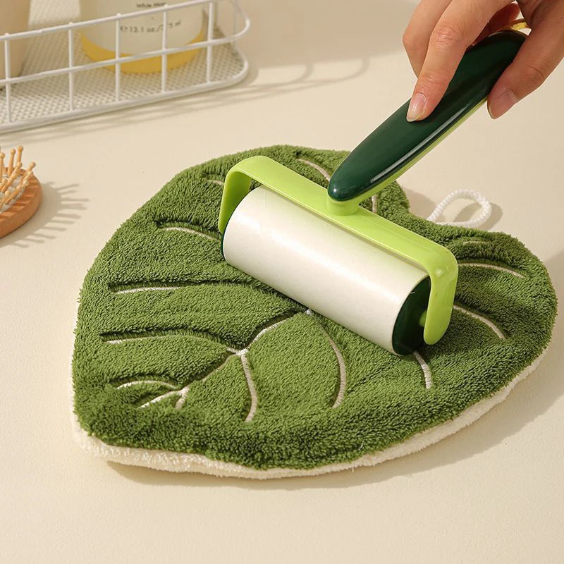 Hot Plant Hand Towel Cleaning Towel Absorbent Handkerchief Hanging Thickened Kitchen Towel Bathroom Kitchen Accessories