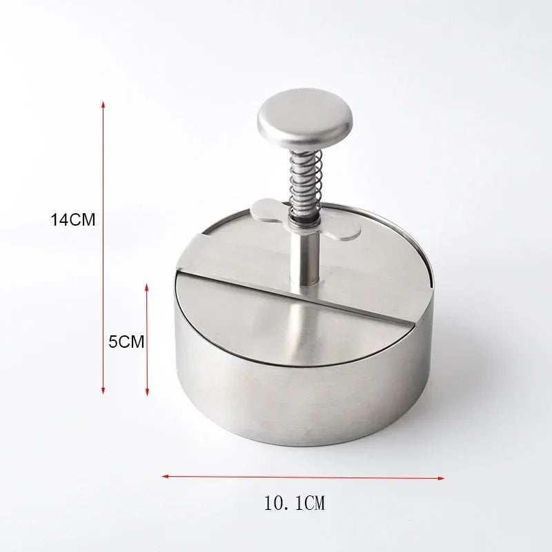 2025 Hamburger Press Hamburger Patty Maker 304 Stainless Steel Non-Stick Burger Press for Making Meat Patties and Thin Burgers