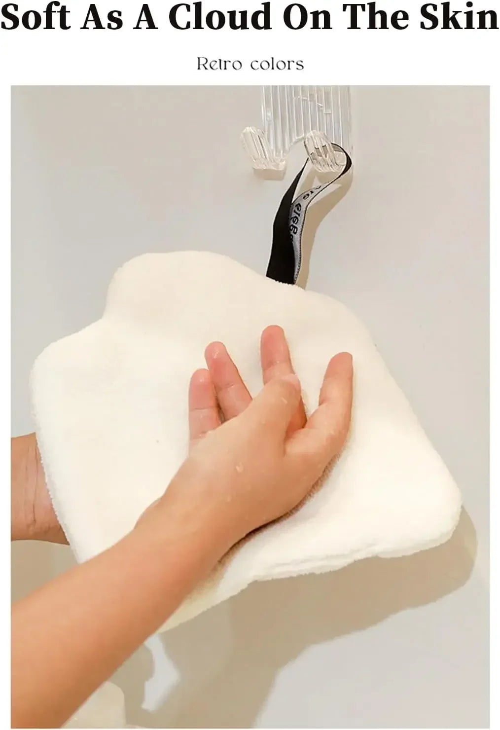 Hand Towel Soft and Skin-friendly Face Towel Hanging Double-layer Thickened Speed Dry Absorbent Hand Cloth for Kitchen Bathroom