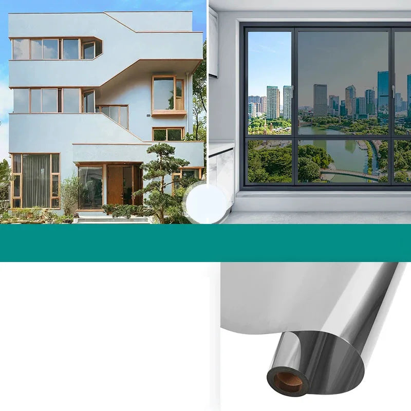 Household insulated glass film windows balconies privacy protection sun protection one-way mirrors window film stickers