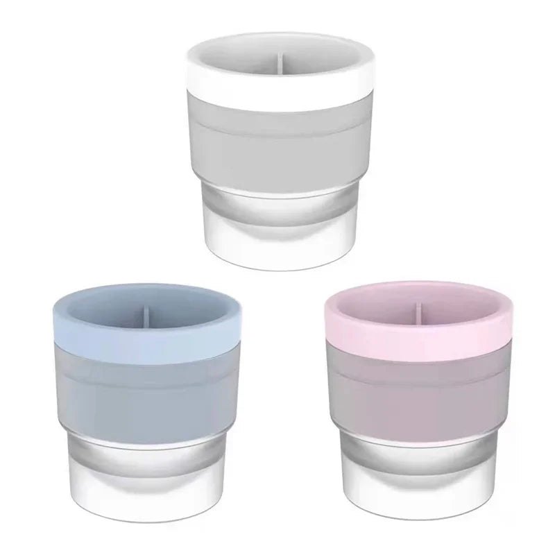 Silicone Ice Maker Food Grade Sphere Ice Mold Stackable Slow Melting DIY Ice Ball For Cocktail Whiskey Drink Home Bar