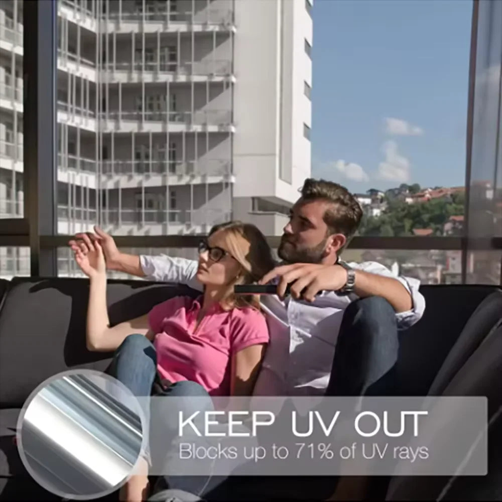 Household insulated glass film windows balconies privacy protection sun protection one-way mirrors window film stickers