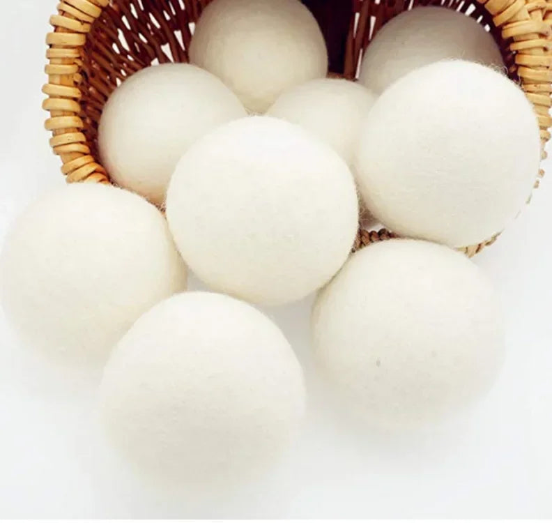 Wool Dryer Balls Reusable Natural Fabric Softener Laundry Washing Machine Accessories Home Washing Fleece Dryer Balls Clothes