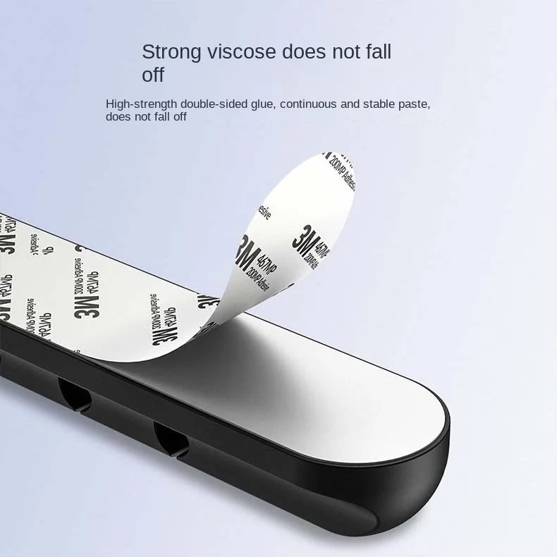 Self-Adhesive Power Cord Cord Manager Fixed Chuck Plug Mouse Cable Headset Winder Mobile Phone Data Cable Card Silicone Desktop
