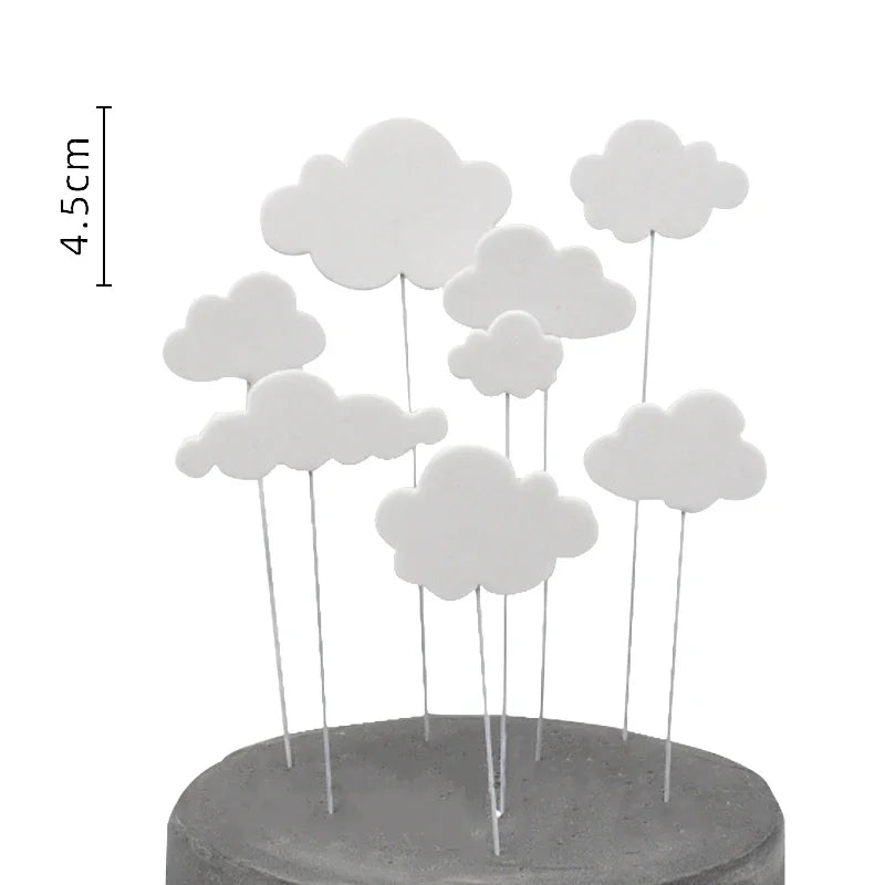 Rainbow Unicorn Cake Topper  Girl Baby Shower Birthday Decoration Kids Liked Unicorn Theme Decor Cupcake Party Baking Supplies