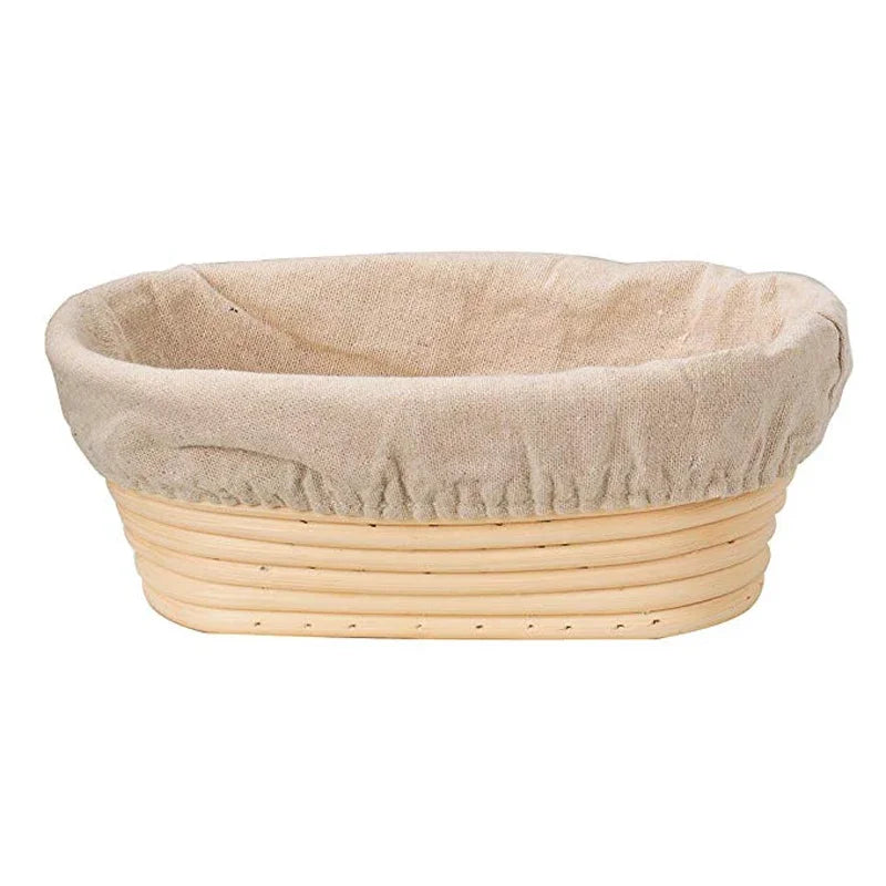 Rattan Bread Proofing Basket Bread Basket Oval Rattan Wicker Dough Fermentation Sourdough Banneton