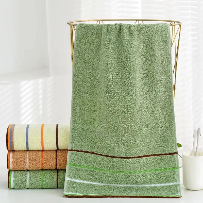 1 Pc Thickened Absorbent Bath Towel Soft Face Towel for Home