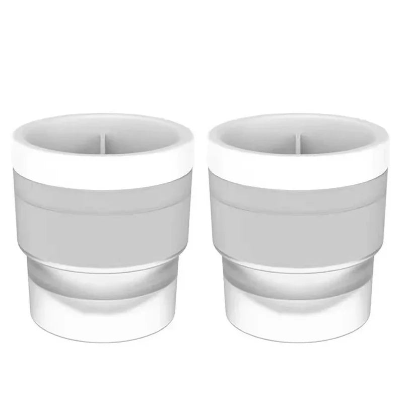 Silicone Ice Maker Food Grade Sphere Ice Mold Stackable Slow Melting DIY Ice Ball For Cocktail Whiskey Drink Home Bar