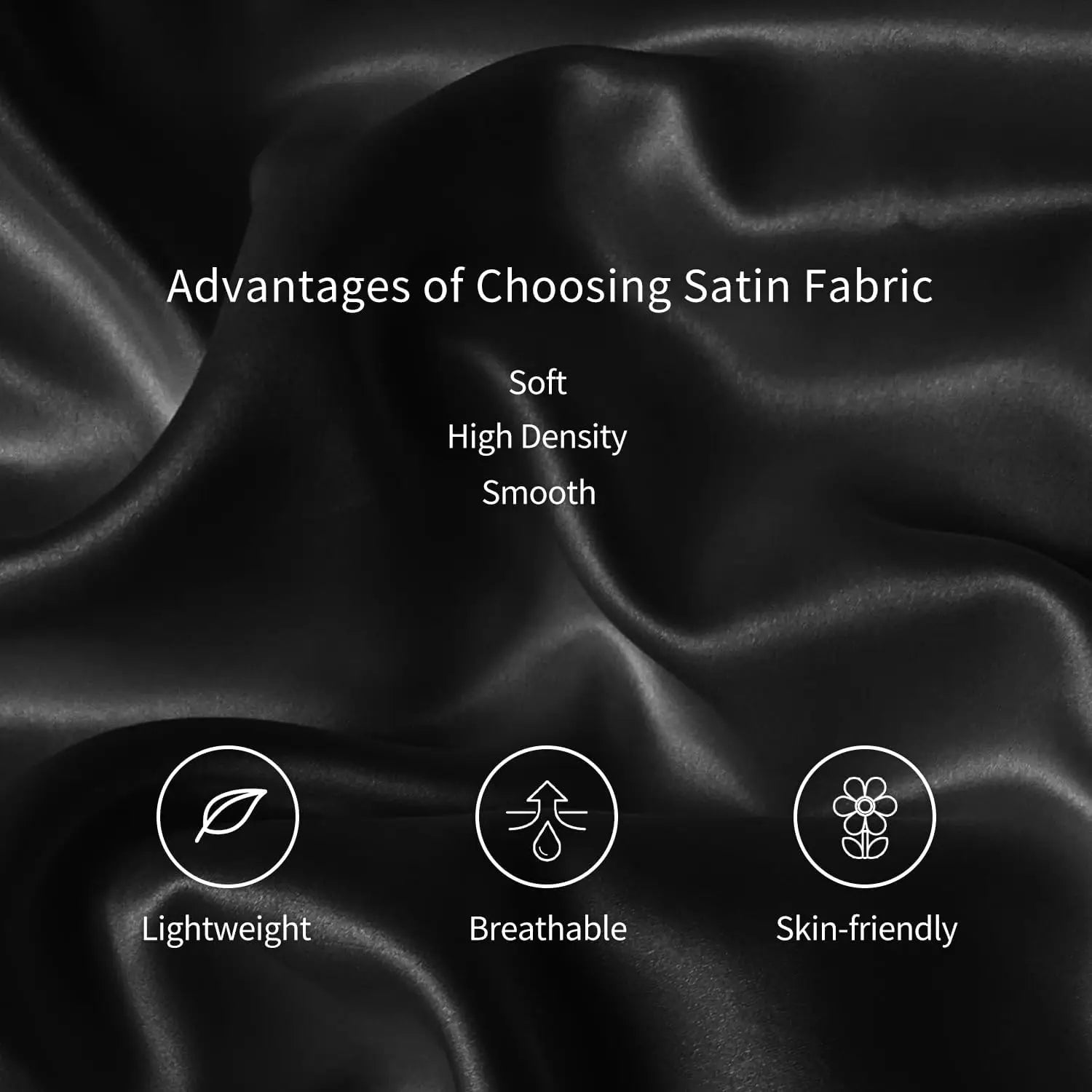 2pcs Satin Silk Pillowcase for Hair and Skin, Coral Pillow Cases Standard Size Set of   Super Soft Pillow Case