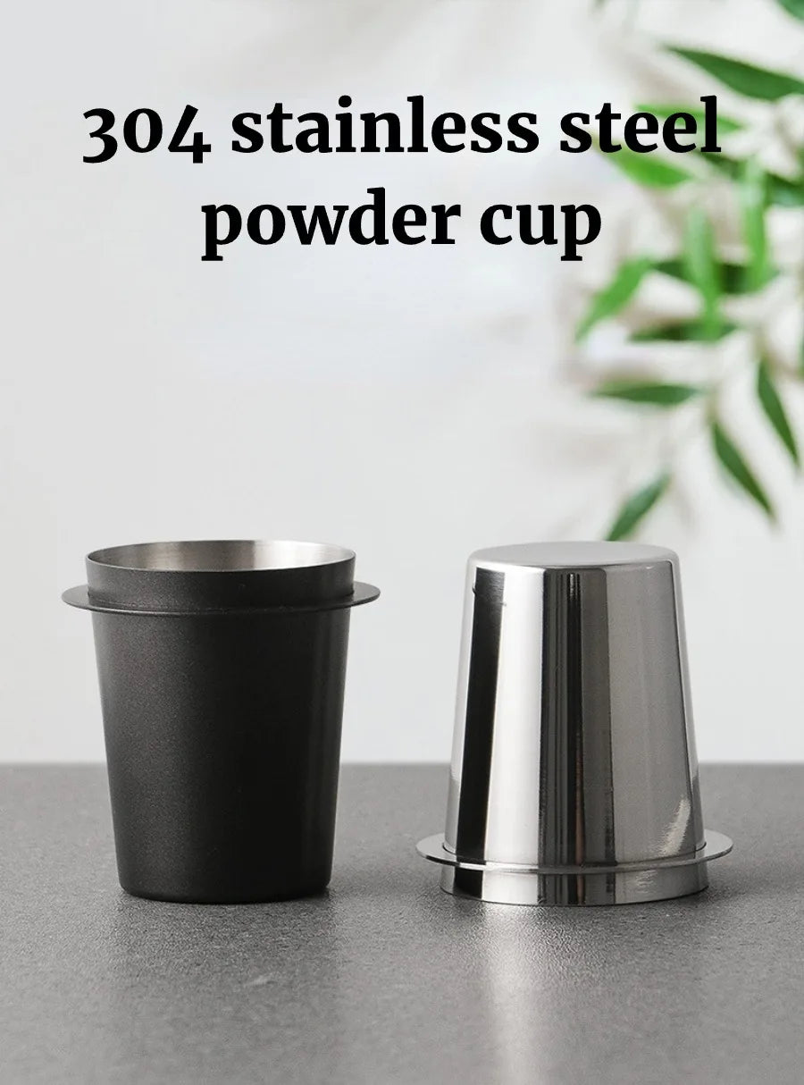 58/53/51mm Coffee Dosing Cup Sniffing Mug for Espresso Machine Wear Resistant Stainless Steel Coffee Dosing Cup Drop Shipping