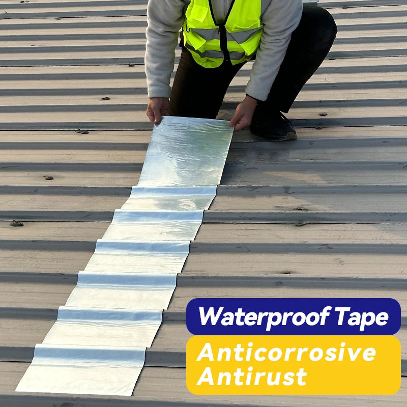 Waterproof tape, waterproof coiled material and self-adhesive roof sealant have the functions of heat insulation/sound insulatio