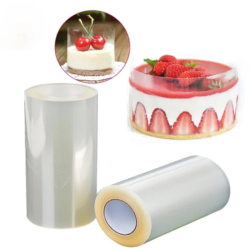 1 Roll Cake Surround Film Transparent Cake Collar Baking Accessories Kitchen Accessories  Cake Tools for Mousse Chocolate Pastry
