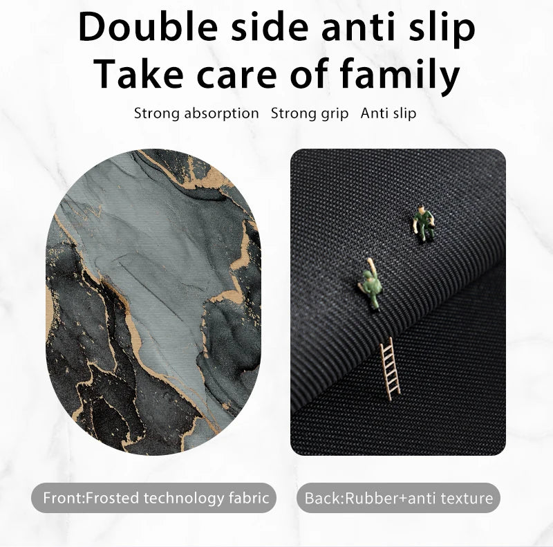 Diatomite Bath Mats Bathroom Absorbent Anti Slip Floor Mat Foot Carpet Quick Dry Shower Toilet Rug Doormat Washable