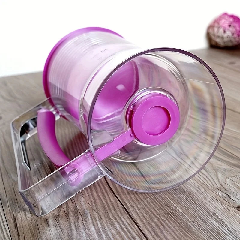 1 Pcs 900ml Batter Dispenser Hand-held Graduated Funnel Pastry Dough Dispensador For Pancake Cupcakes Cake