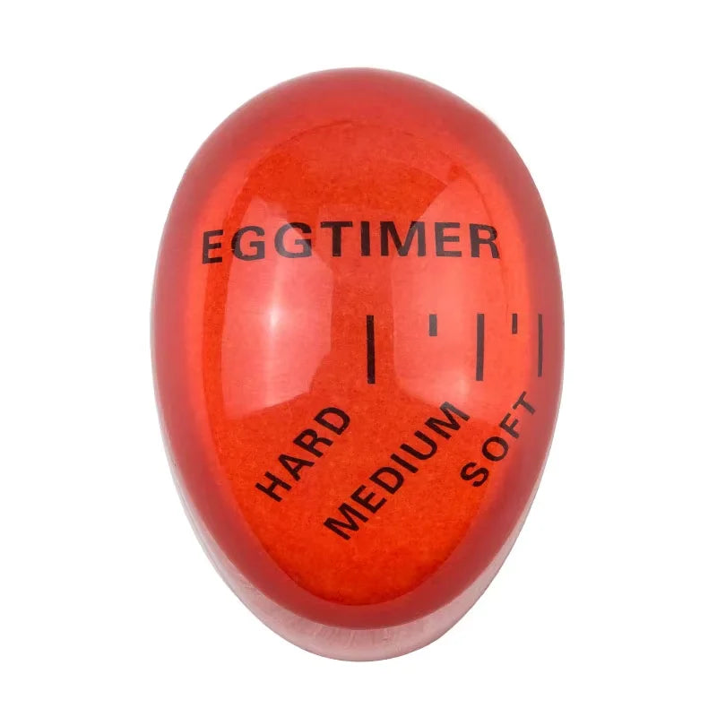FAIS DU Egg Timer Kitchen Electronic Gadget Color Egg Cooking Changing Yummy Soft Hard Boiled Eco-Friendly Resin Red Timer Tools