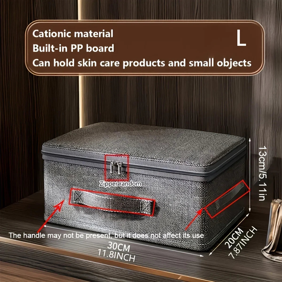 Multifunctional Box with , Large Capacity Quilt Storage Box Bra Storage Box Underwear Organizer