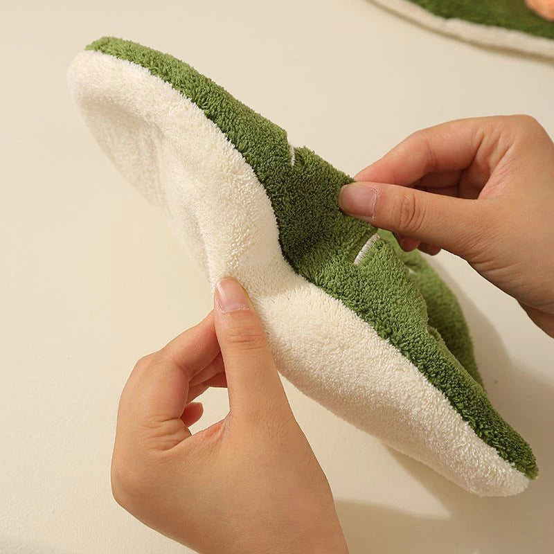Hot Plant Hand Towel Cleaning Towel Absorbent Handkerchief Hanging Thickened Kitchen Towel Bathroom Kitchen Accessories
