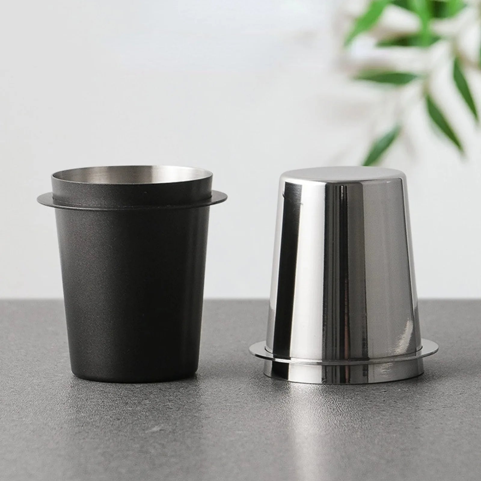 58/53/51mm Coffee Dosing Cup Sniffing Mug for Espresso Machine Wear Resistant Stainless Steel Coffee Dosing Cup Drop Shipping