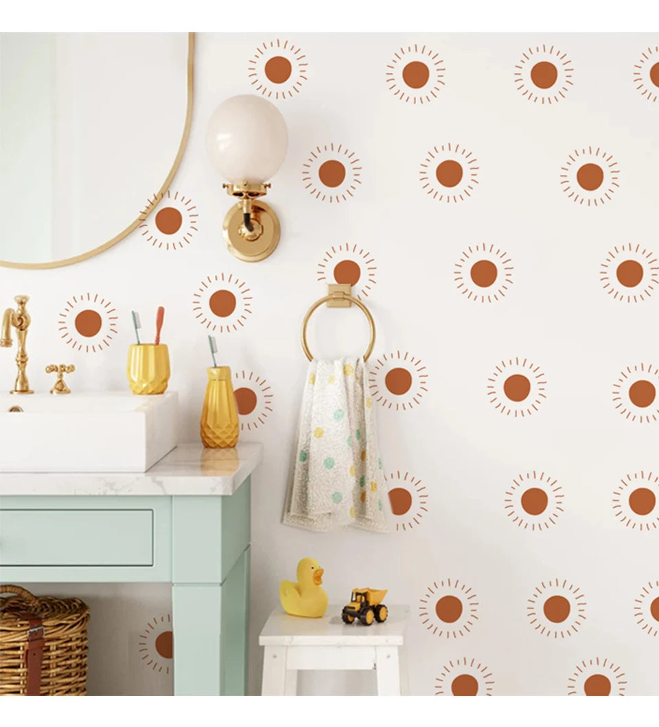 Boho Hearts Creative Wall Sticker For Children Baby Girls Boys Room Nursery Wall Art Decals Vinyl Mural Kids Bedroom Home Decor