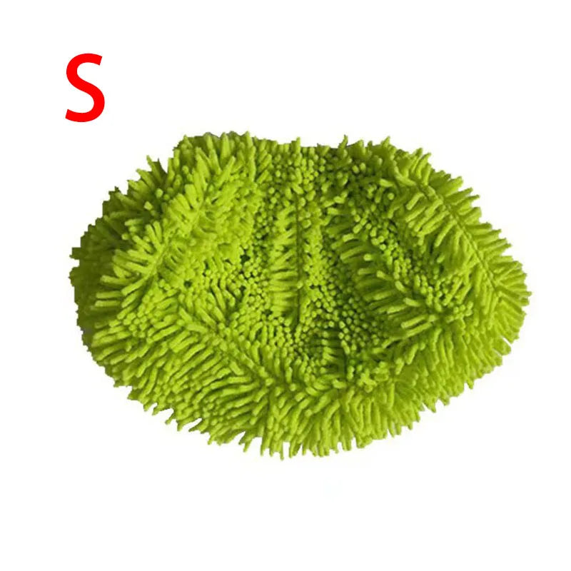 Microfiber Mop Cloth Absorbent Sponge Replacement Reusable Suitable for Swiffer Flat Mop Household Accessories Green Bathroom