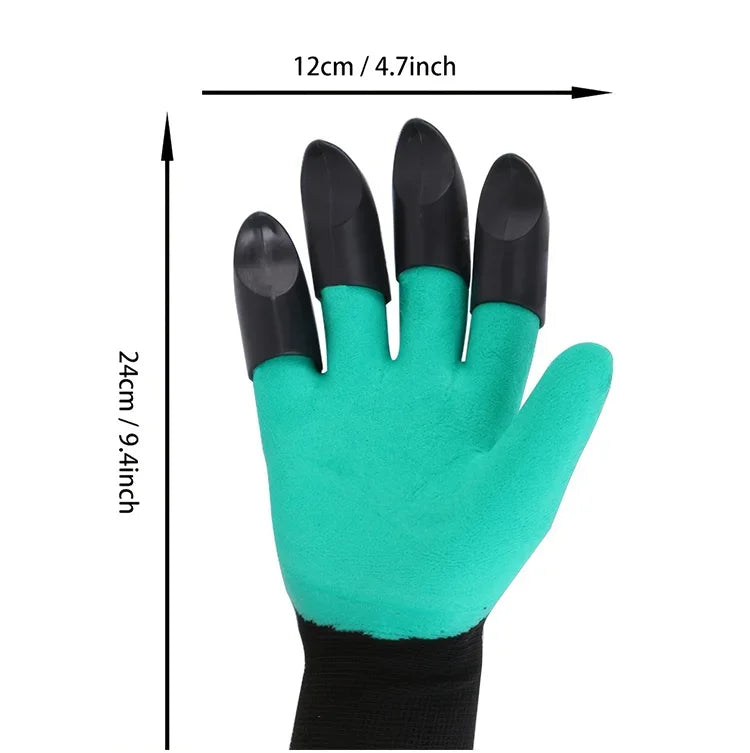 Garden Gloves With Claws - Dig, Plant, Weed & Seed Effortlessly - Protect Your Fingers & Nails