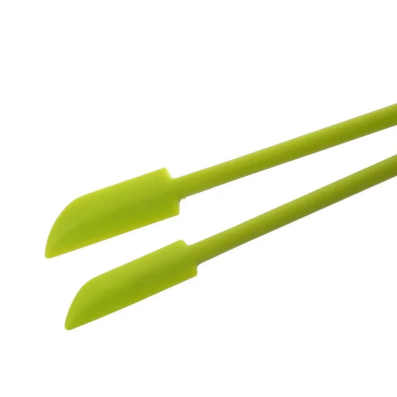 Cosmetic Bottle Silicone Mini Scraper Three Piece Set Baking Double End Two In One Spatula Jam Bottle Scraper Spoon Set