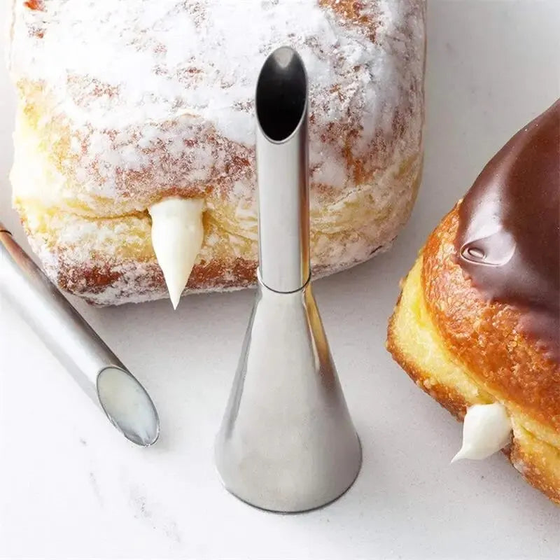 1PC Stainless Steel Puff Mouth Cake Puff Cream Flower Squeezer Western Pastry Cake Baking Tool Framed Mouth Baking Set Nozzle
