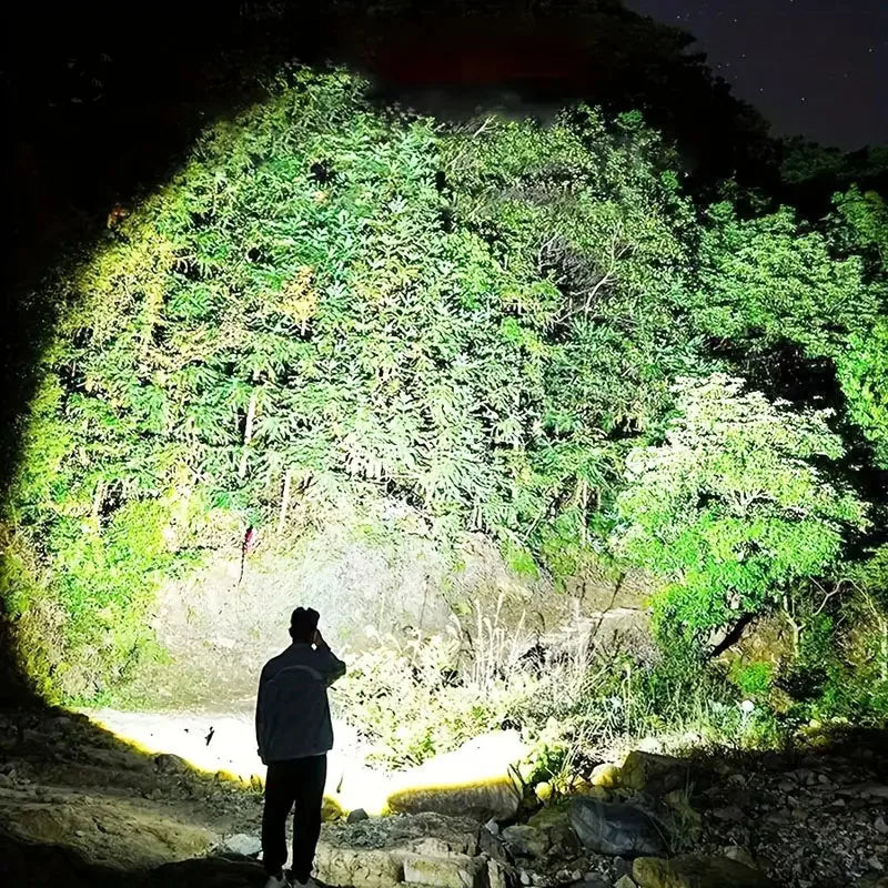 Rechargeable Headlamp Super Bright Head Light Motion Sensor Front Led Head Flashlight Waterproof Outdoor Camping  Flashing