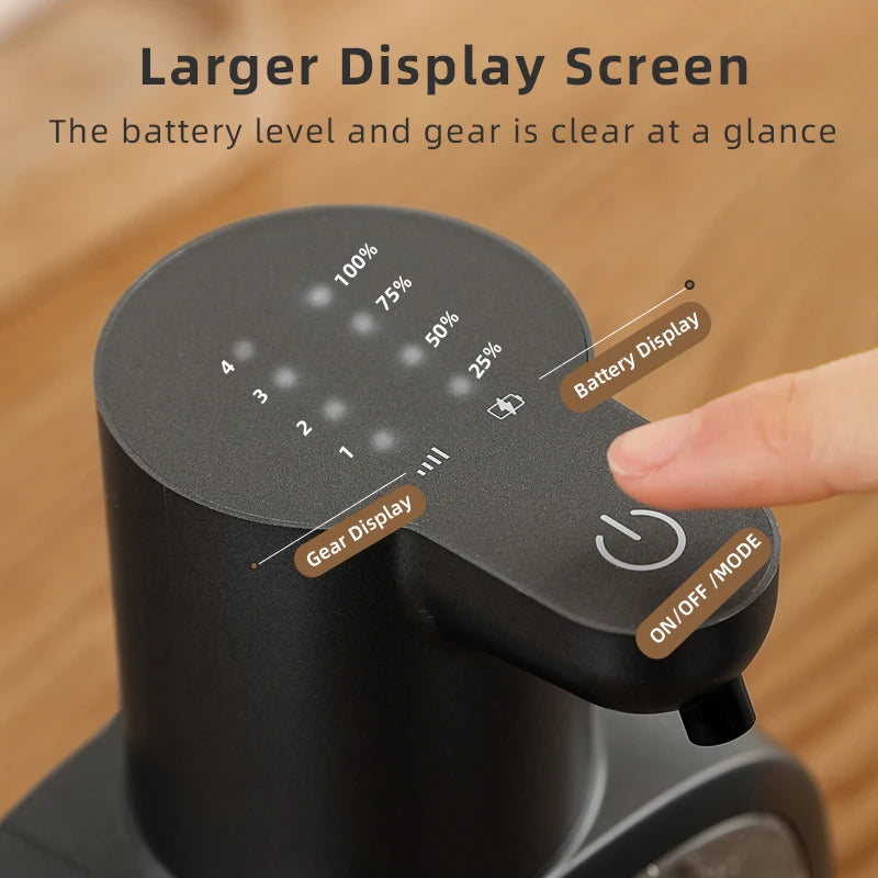 New Wall Mounted Automatic Soap Dispenser Foam Smart Hand Washing Machine 500ml Liquid Rechargeable Bathroom Induction Sensor