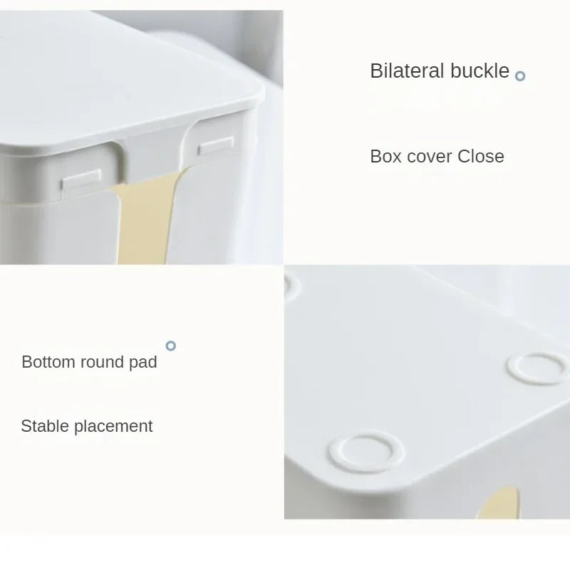 Cable Storage Box Desktop Power Strip Storage Box Dustproof Socket Storage Box Home Wire Case Wire Management Cable Organizer