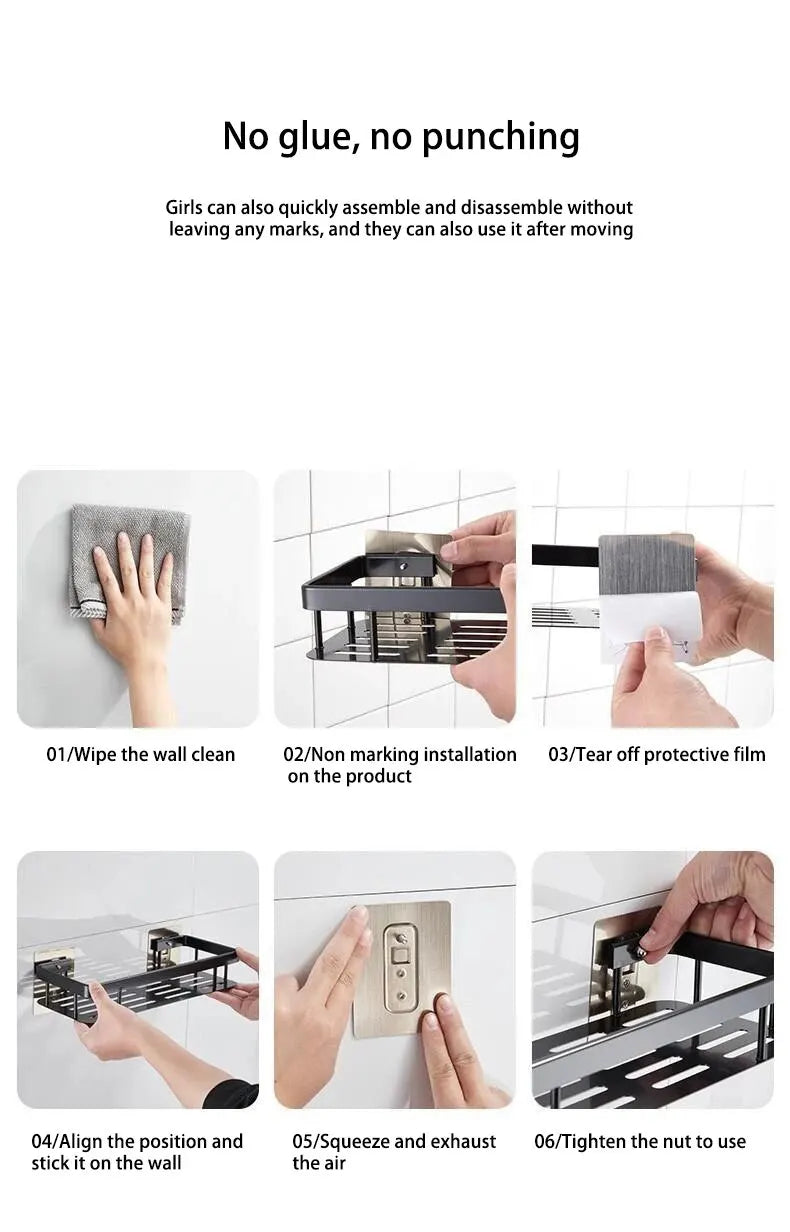 1pc Kitchen Aluminium Sink Drain Rack Shelf Basket Organizer Kitchen Accessories Sponge Storage Faucet Holder Soap Drainer