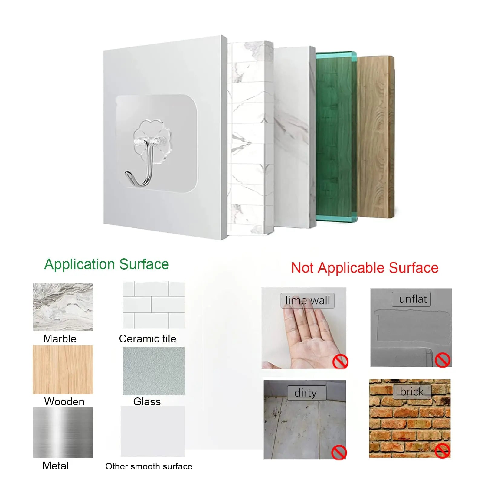 30pc Transparent Wall Mount Hooks - Strong Grip, Traceless, Easy Install, Multifunctional for Modern Decor