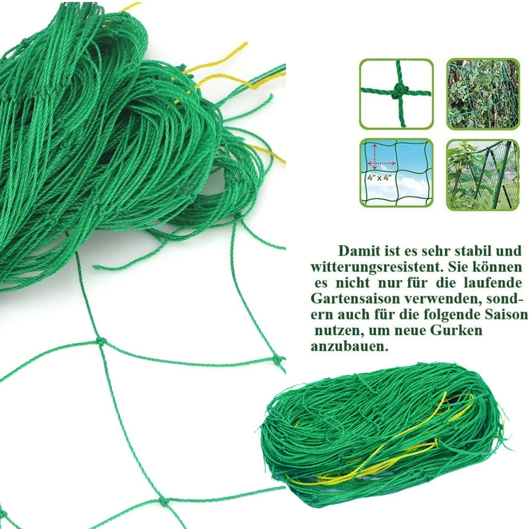 Plant Trellis Pergolas, Heavy-Duty Polyester Grow Net, Garden Trellis Netting With Square Mesh For Climbing Plants, Vegetables,