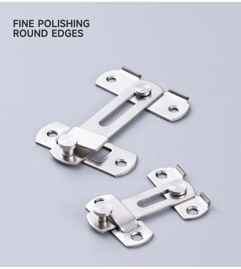 Sliding Barn Door Latch Sliding Right Angle Door Latch Door Bolt Wine Cooler Closet Window Door Latch Plug Baby Safety Latch