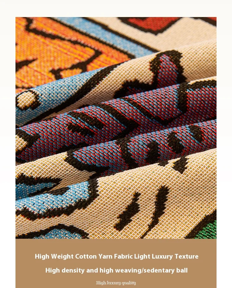 Sofa Cushion Cloth Double Sided Sofa Cover Thick Non-Slip Sofa Cover Full Cover Knee Blanket Cover Cloth Sofa Blanket