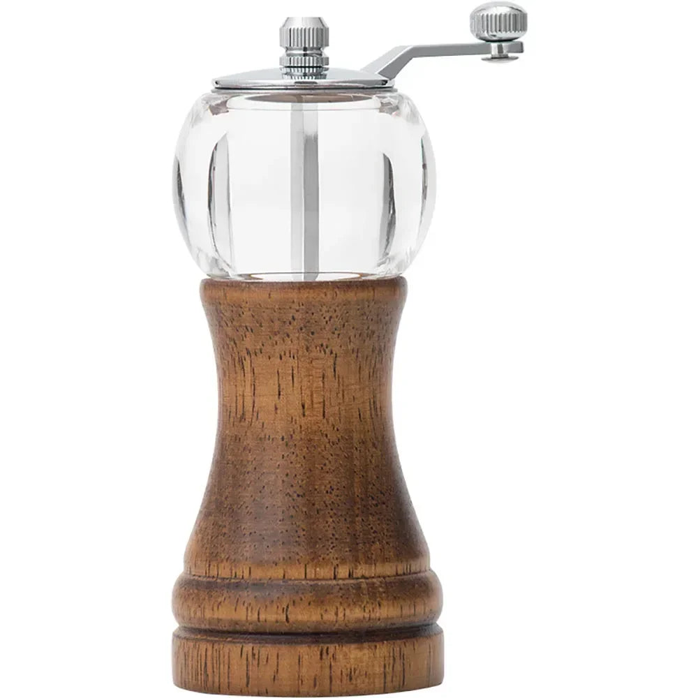 Pepper Grinder Multifunctional Grinder Hand Crank Grinder Sea Salt Pepper Cumin Solid Wood Kitchen Solid Seasoning Tools