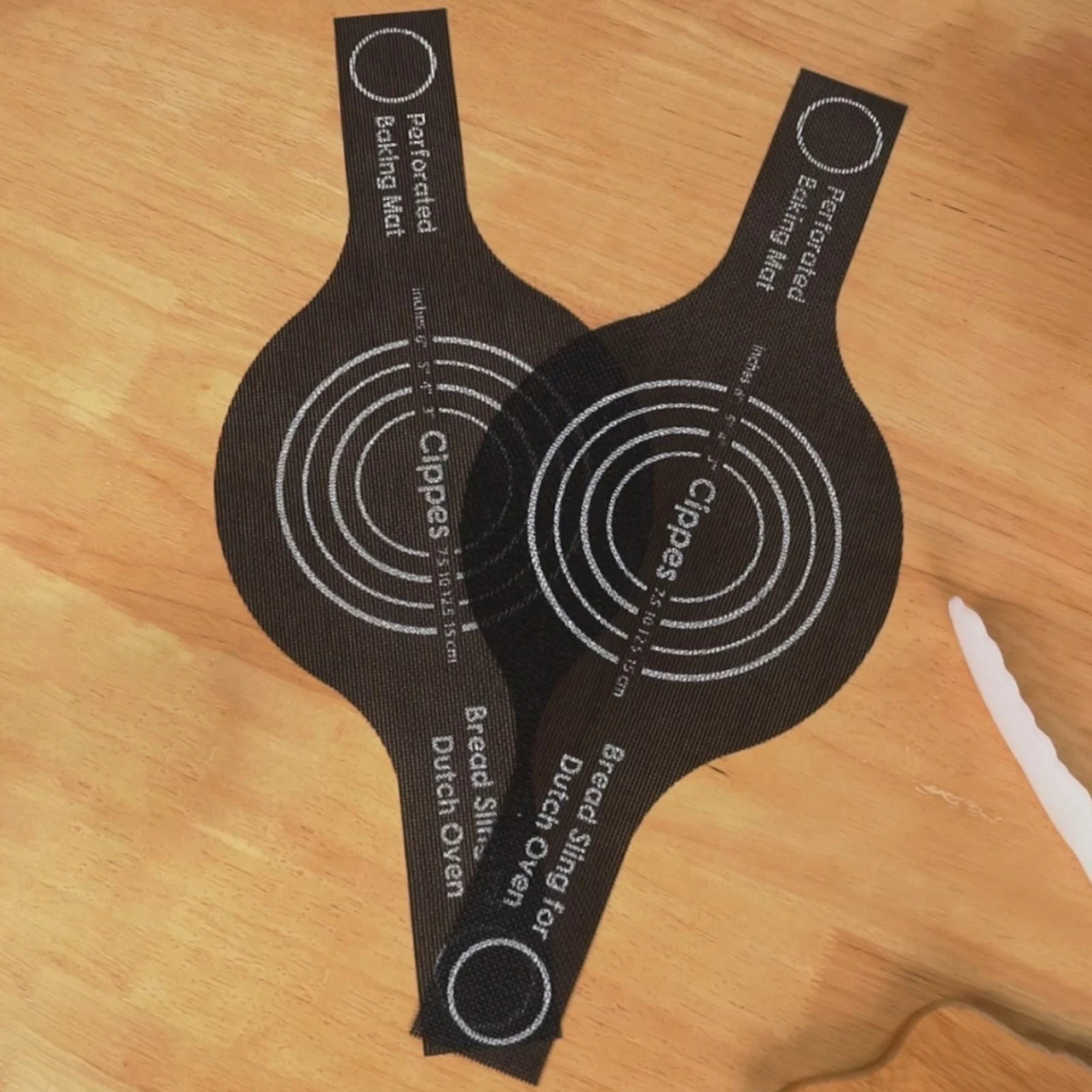 Perforated Silicone Bread Sling for Dutch Oven, with Long Handle, Nonstick & Reusable, Bread Baking Mat for Sourdough Transfer