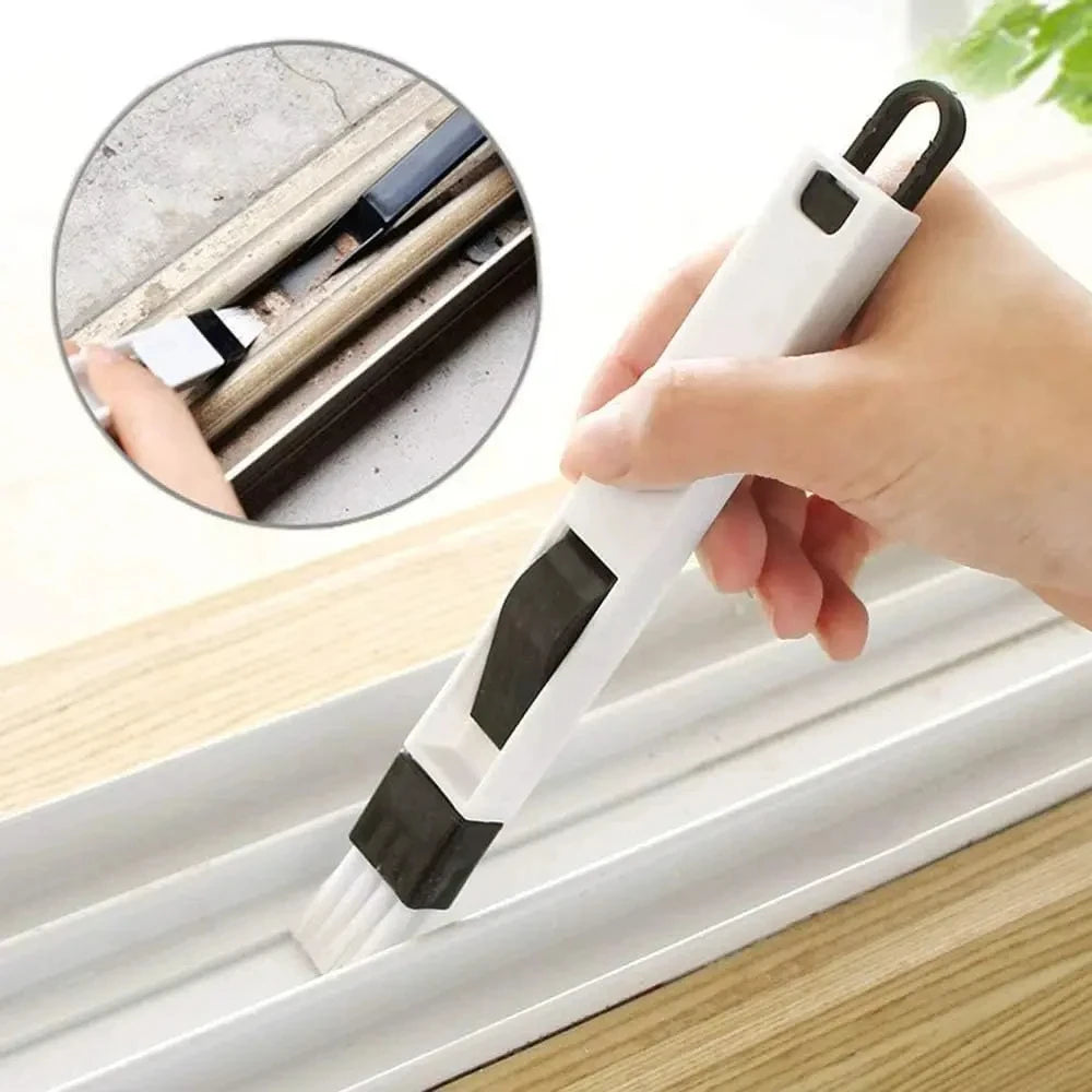 Window Track Cleaner Window Groove Cleaning Brush Tools Set for Door Groove Sliding Door Track Crevice Household Clean Tool