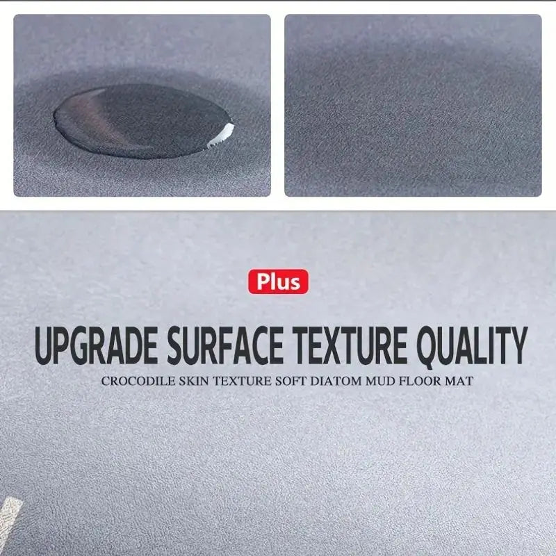 1pc 40*60cm Super Absorbent Floor Mat For Bathroom Non Slip, Fast Drying Soft, Carpet Shower Tub Outdoor Doormat