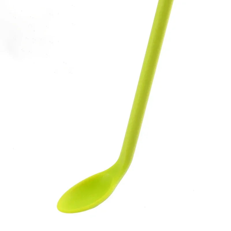 Cosmetic Bottle Silicone Mini Scraper Three Piece Set Baking Double End Two In One Spatula Jam Bottle Scraper Spoon Set