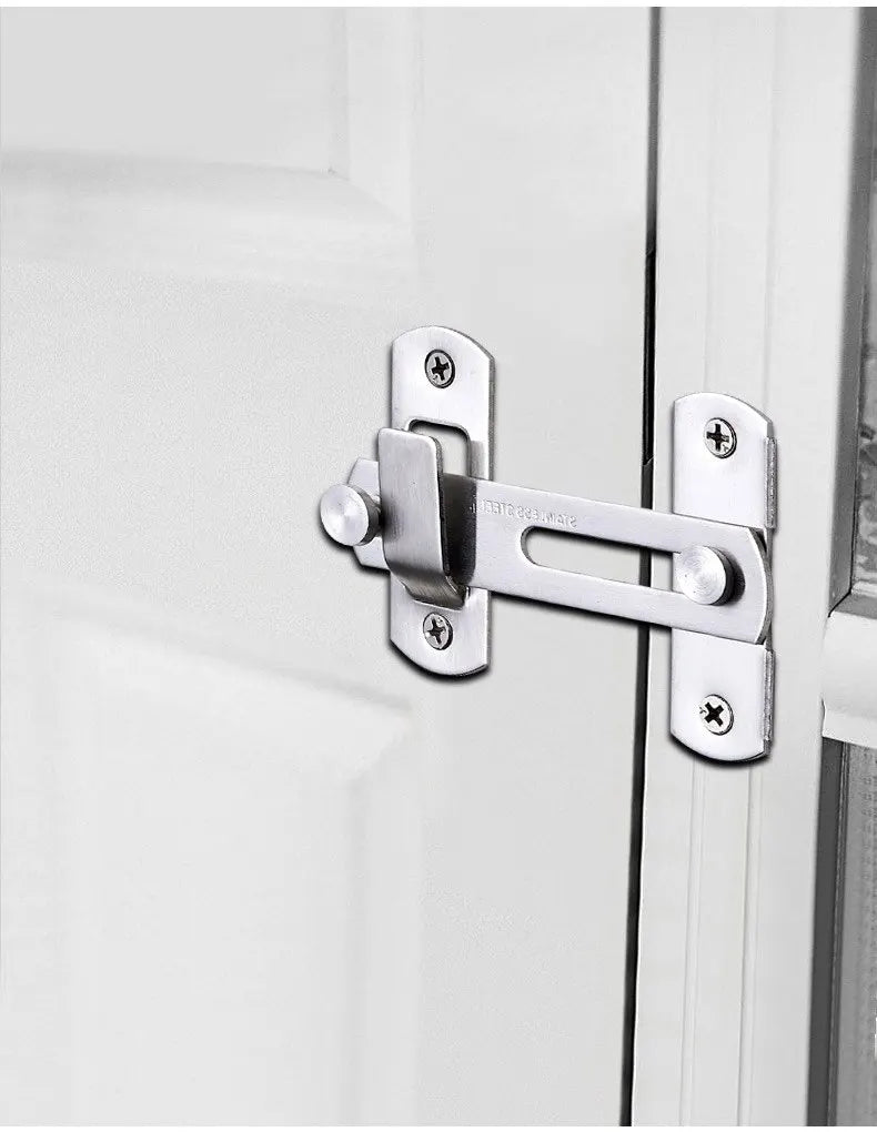 Sliding Barn Door Latch Sliding Right Angle Door Latch Door Bolt Wine Cooler Closet Window Door Latch Plug Baby Safety Latch